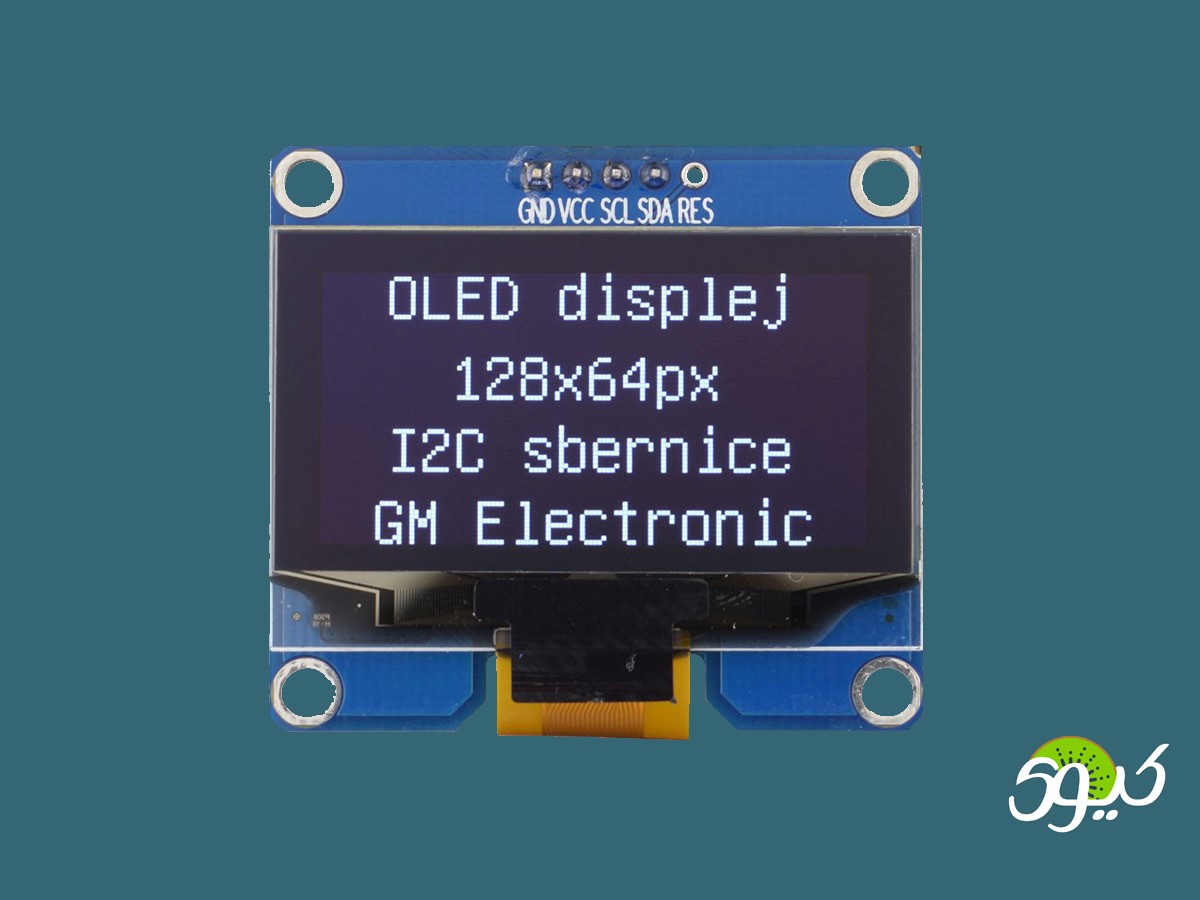 آموزش راه اندازی OLED زرد و آبی 64*128 ,32*128 I2C SPI